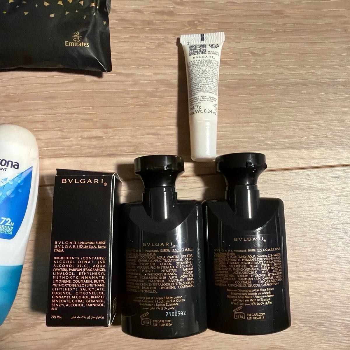 新品未使用 非売品 ファーストクラス アメニティ BVLGARI ブルガリ
