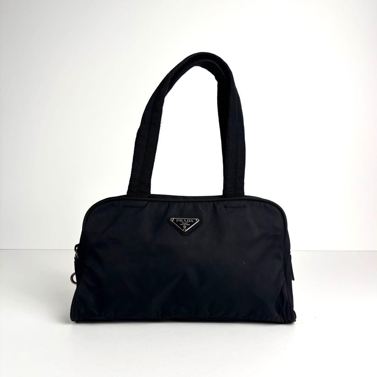 PRADA プラダ ミニボストンバッグ ハンドバッグ トートバッグ 三角ロゴ