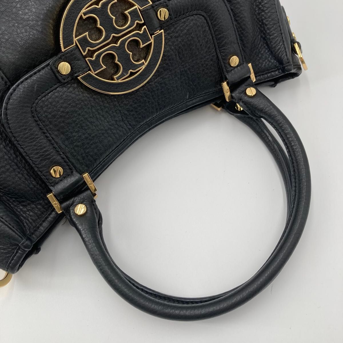 美品 TORY BURCH トリーバーチ アマンダ 2way トートバッグ ブラック