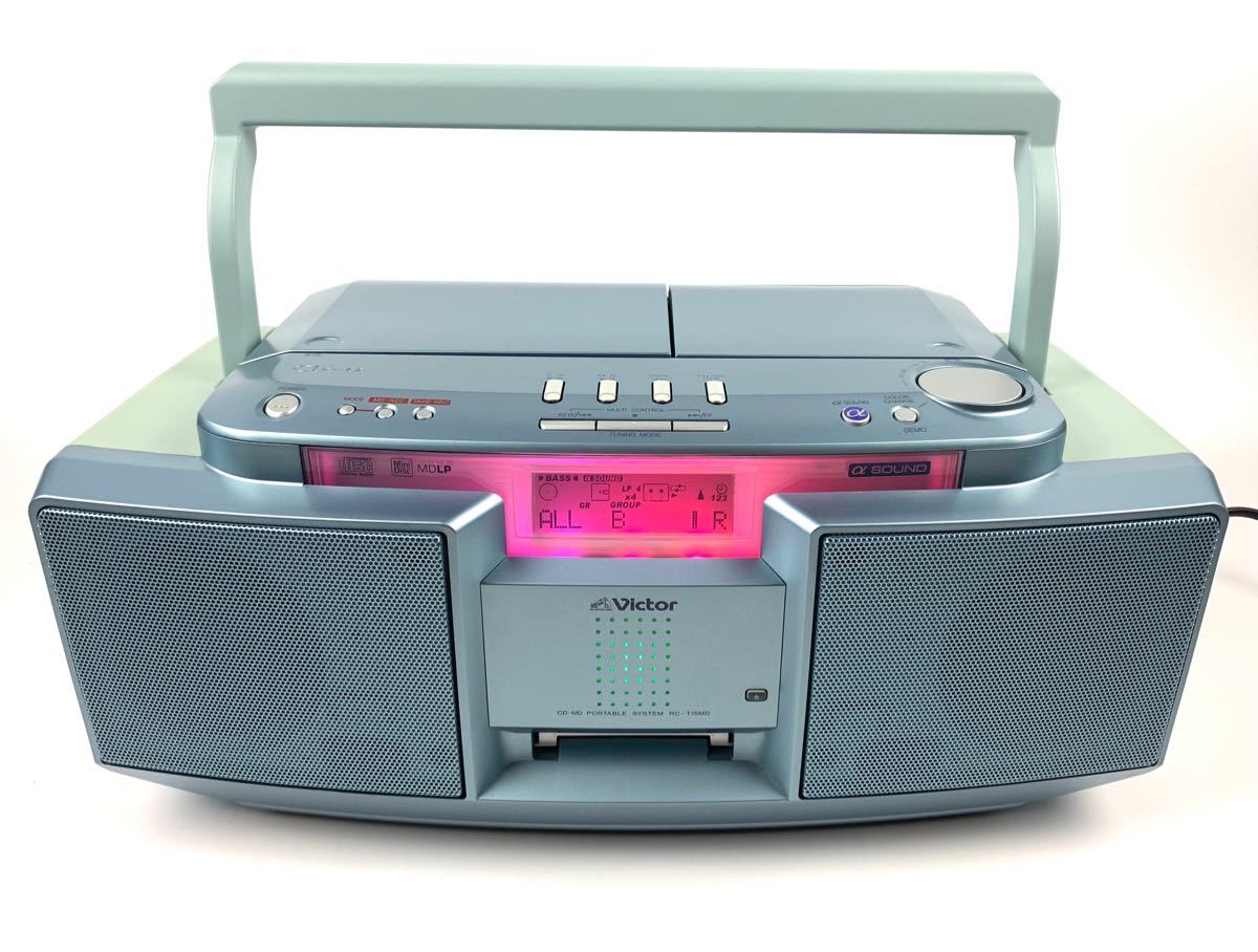 ビクターRC-T1MD・T15MD CD-MDポータブルシステム Clavia｜Yahoo
