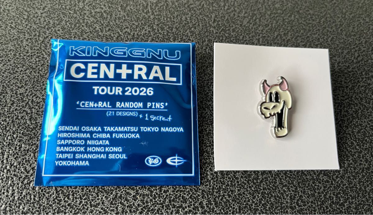 king Gnu CEN+RAL RANDOM PINS DEAD GNU ピンズ ピンバッジ ライブ