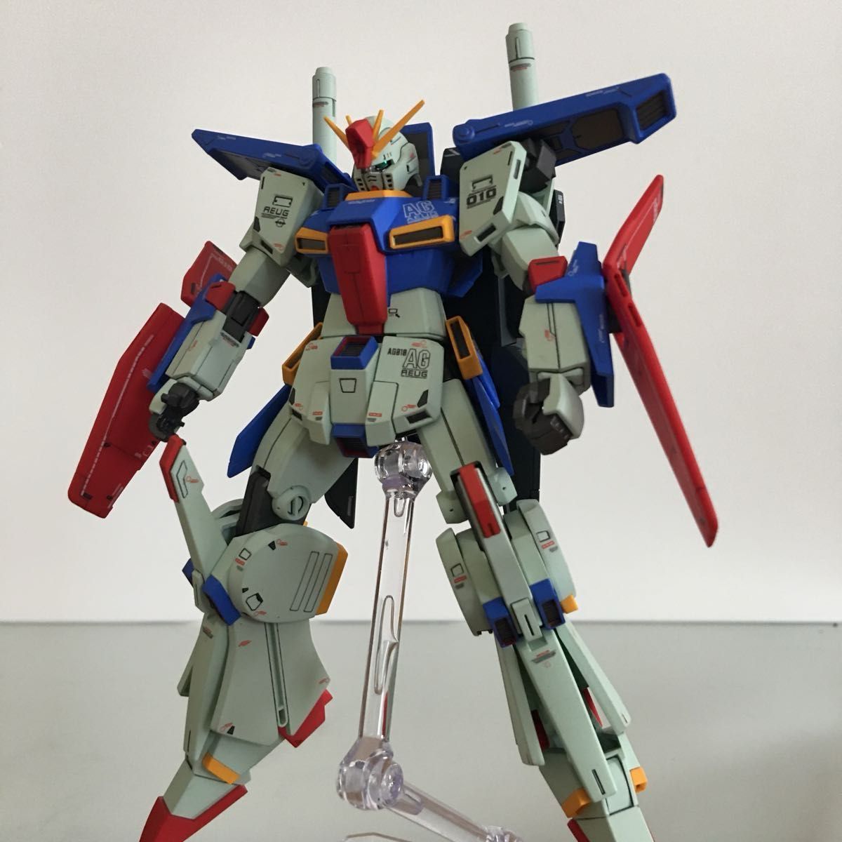 ガンプラ 1/144 HGUC ZZ ガンダム 全塗装 完成品 ダブルゼータ