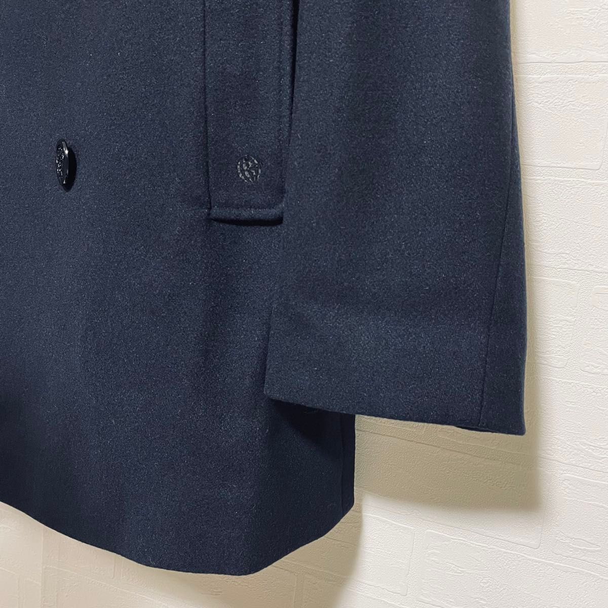 新品 ビームス スクールコート Pコート 濃紺 5L（成人男性XL相当