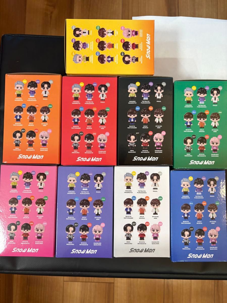 新品 未開封 SnowMan すのチルソフビ コンプリートセット 9人｜Yahoo