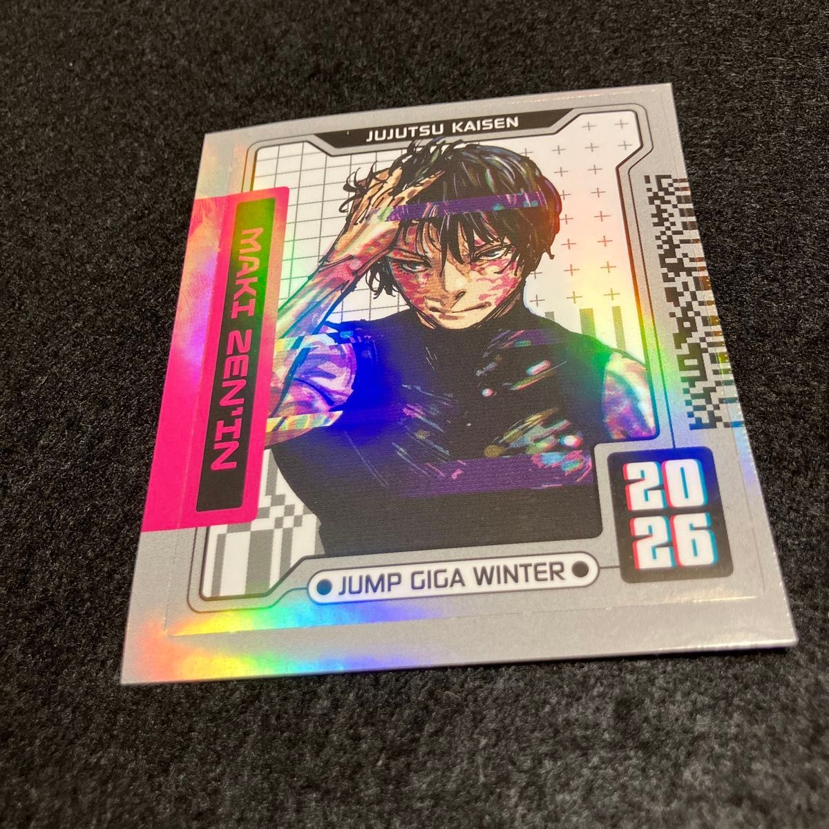 呪術廻戦 死滅回游編 禪院真希 2点セット ホロステッカー ホロ缶バッジ