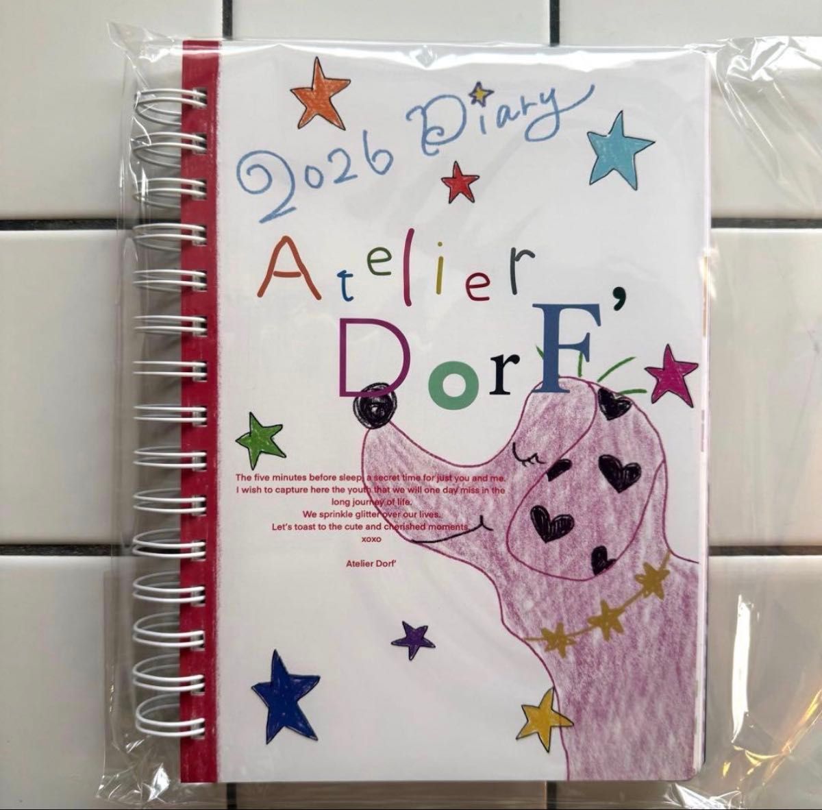 Atelier Dorf 2026 Diary A5サイズ 即日発送 新品未開封 加藤愛里