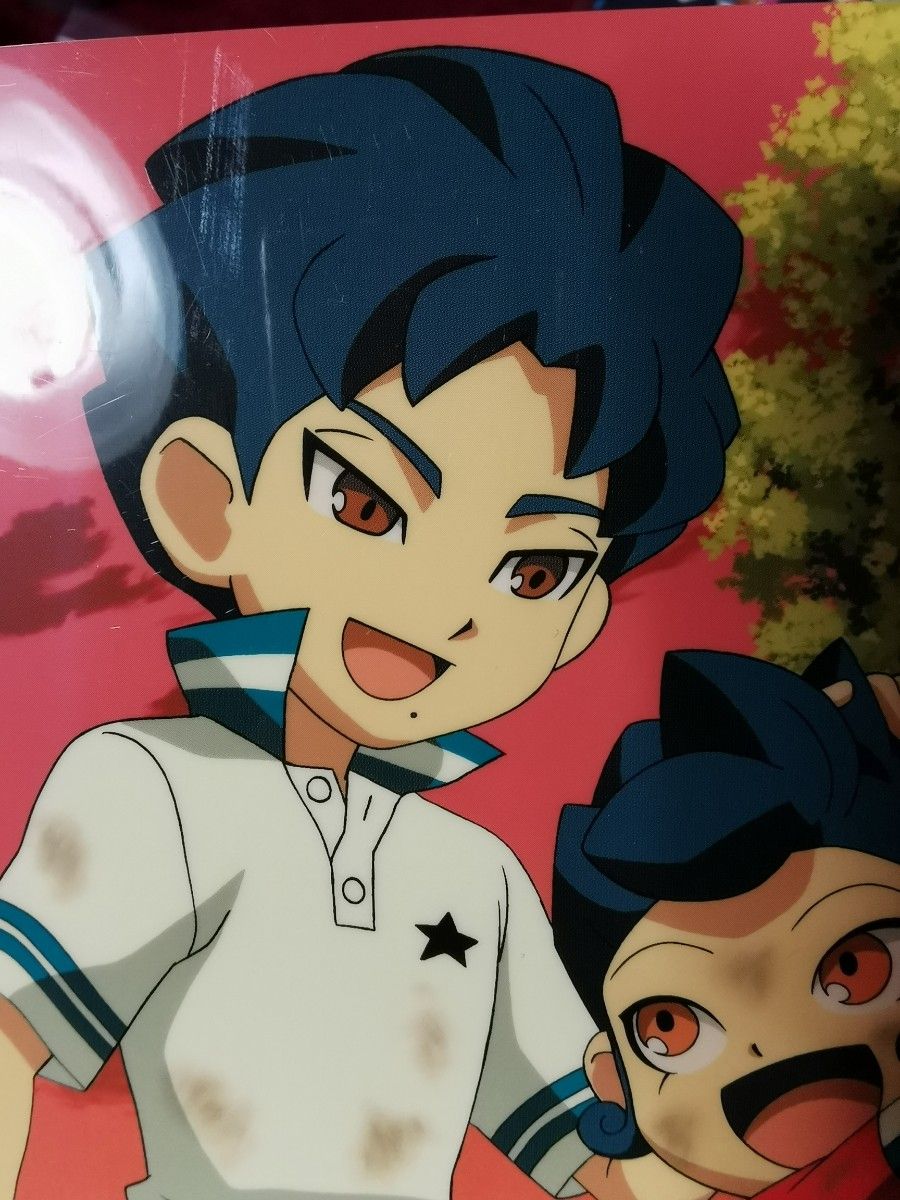 イナズマイレブンGO 付録下敷き イラストカード 剣城優一 剣城京介