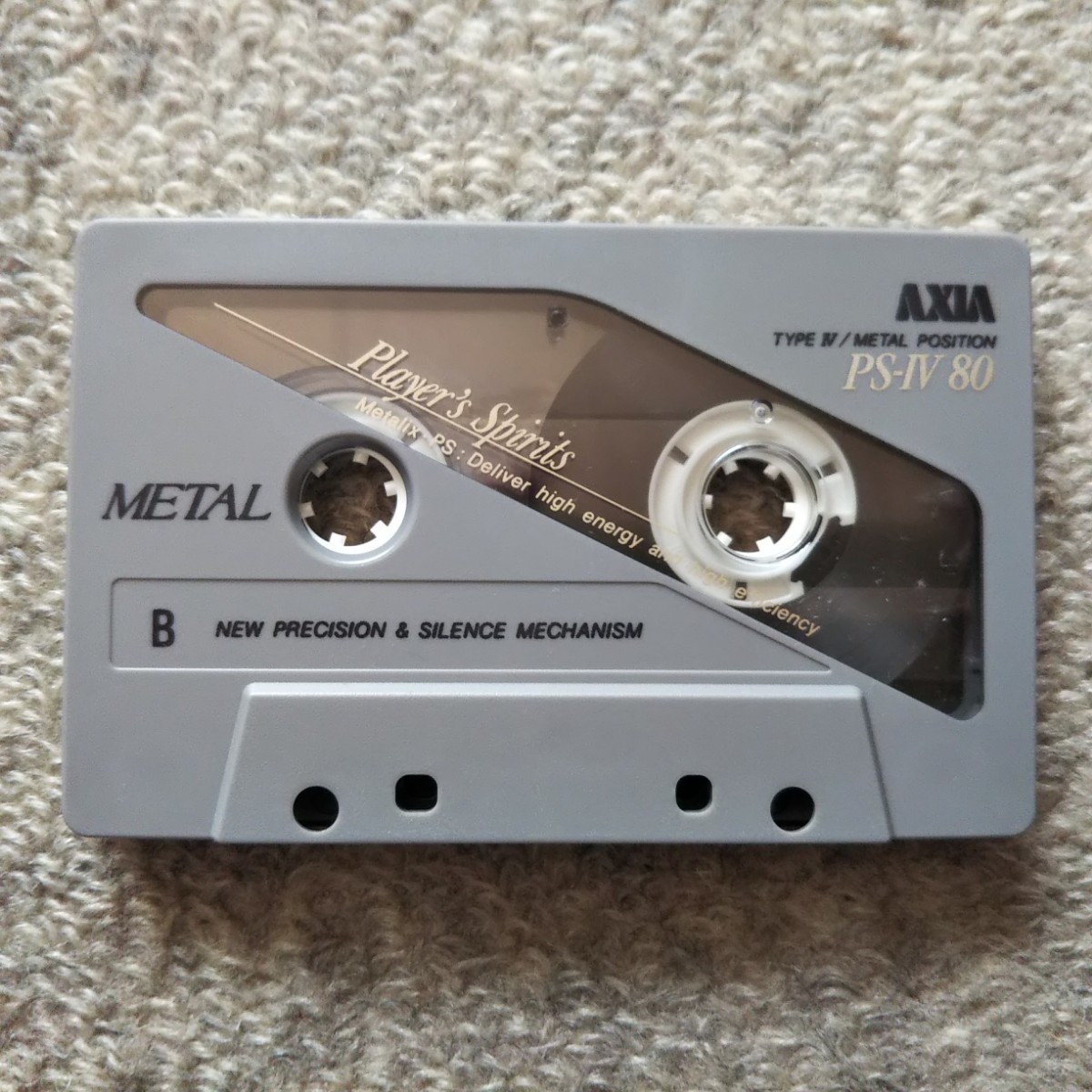AXIA メタルテープ 80分・60分 使用済みカセットテープ 2本セット