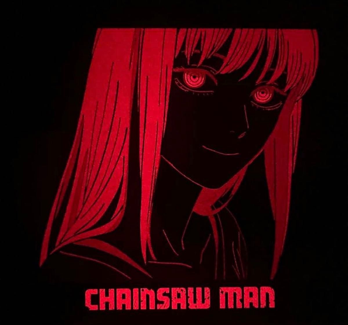 台湾限定 マキマ 夜光/香り レゼ 夜光/香り 特殊加工A3ポスター