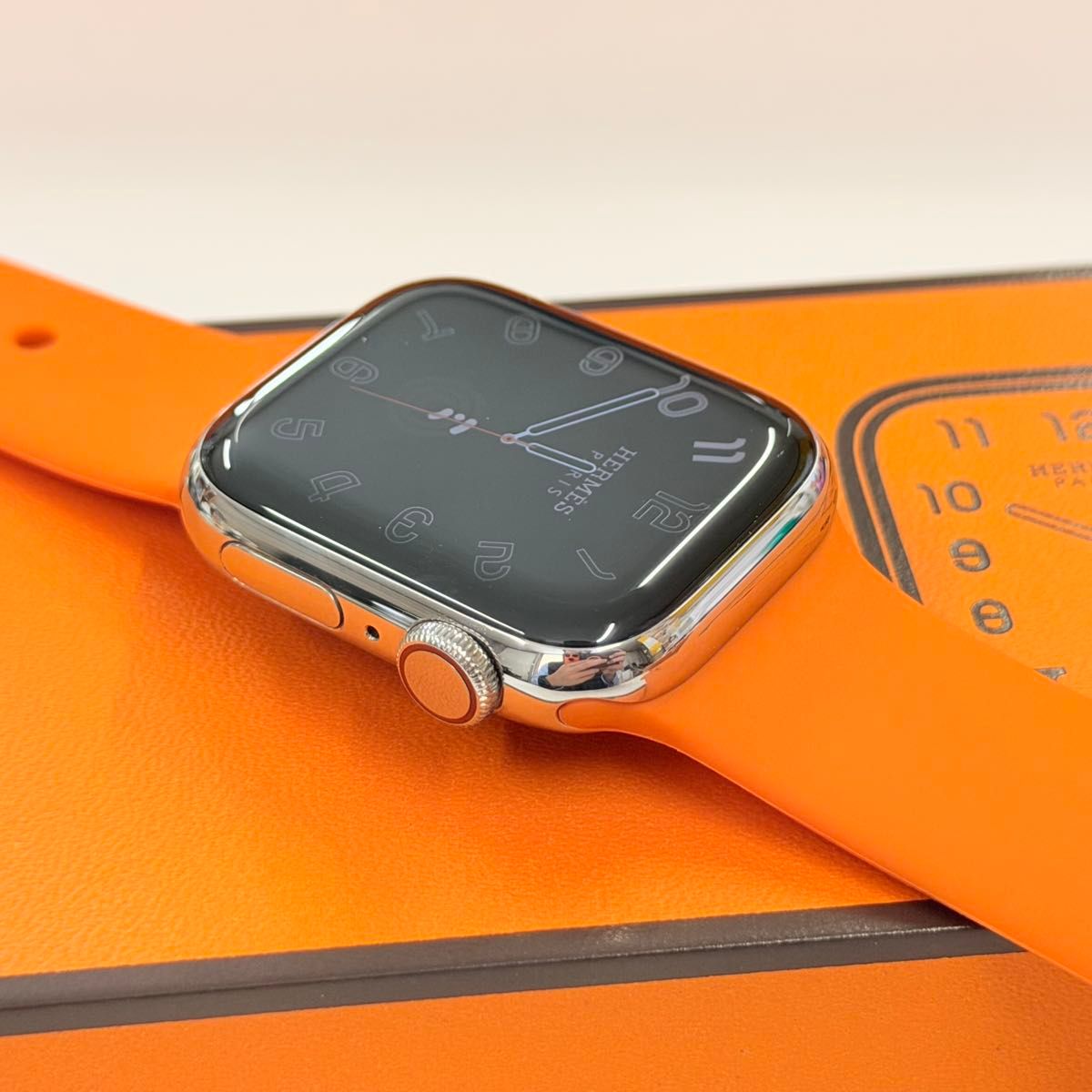 美品 038 バッテリー100％ Apple Watch HERMES Series 9 41mm シルバー