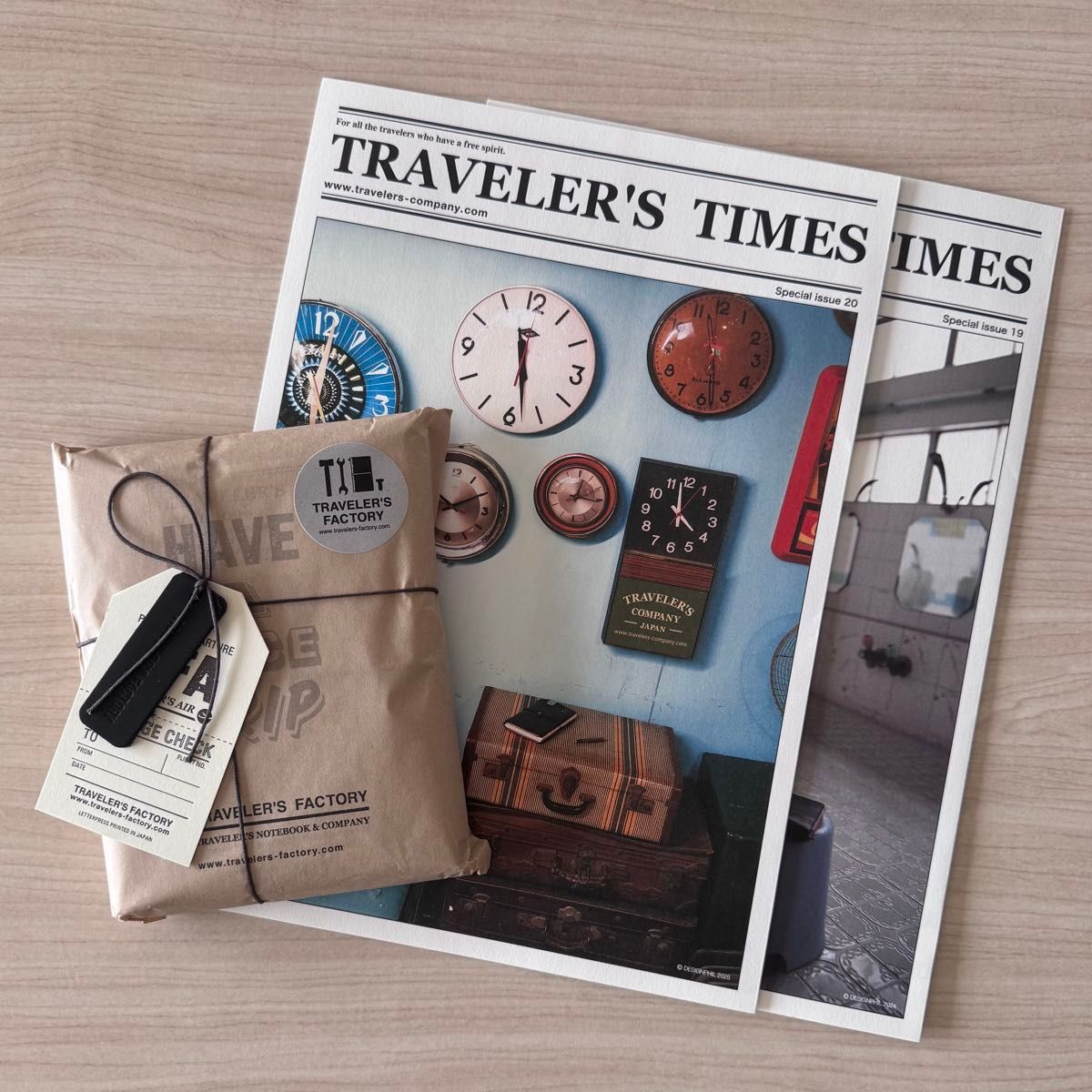 成田空港限定 トラベラーズノート パスポートサイズ ラッピング済み