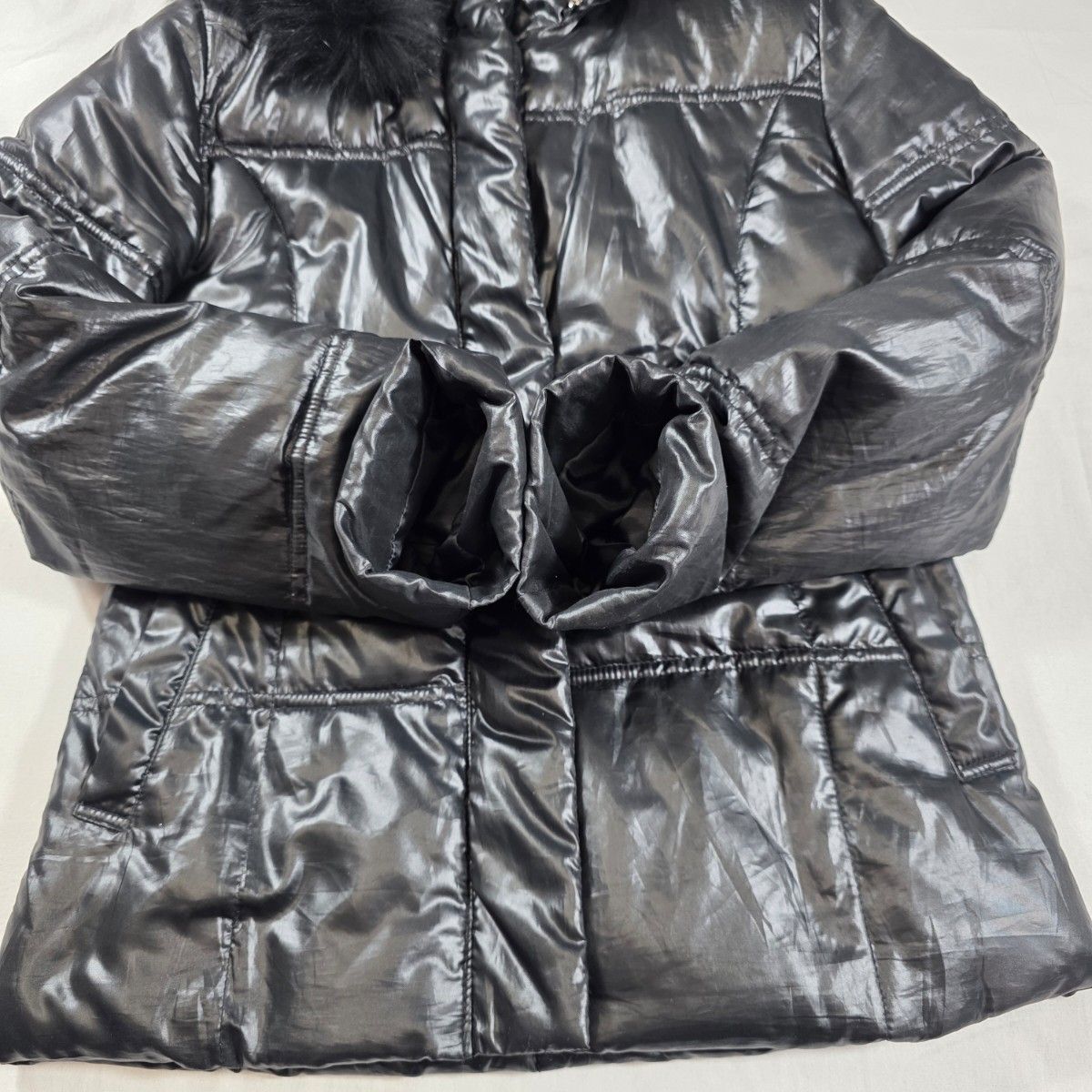 00s archive far down jacket y2k 平成 ギャル 黒 ダウンジャケット