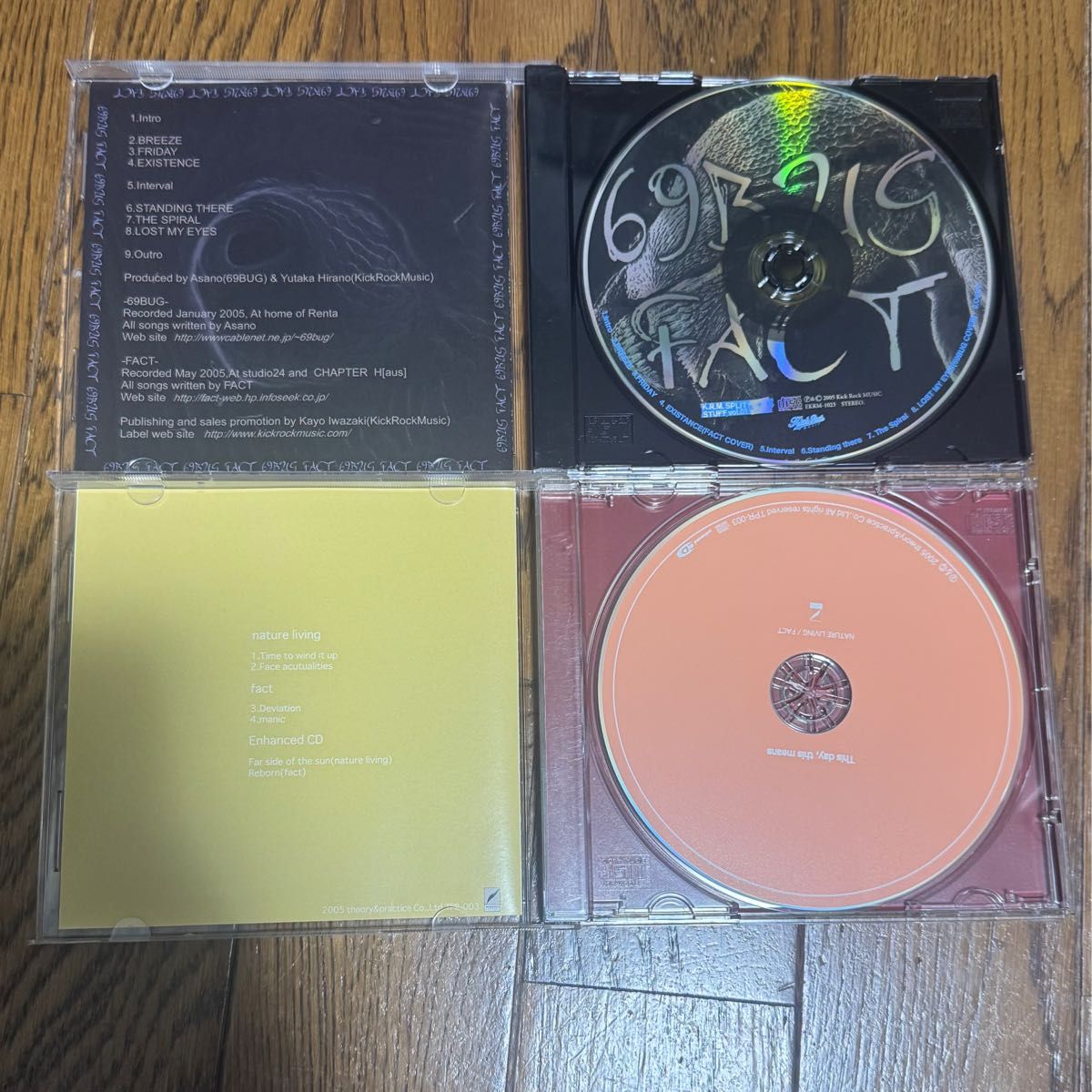 FACT 廃盤 NATURE LIVING 69BUG THIS DAY THIS MEANS スプリット CD