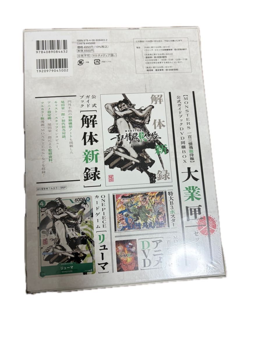 MONSTERS 一百三情飛龍侍極』 公式ガイドブックDVD同梱BOX 大業匣