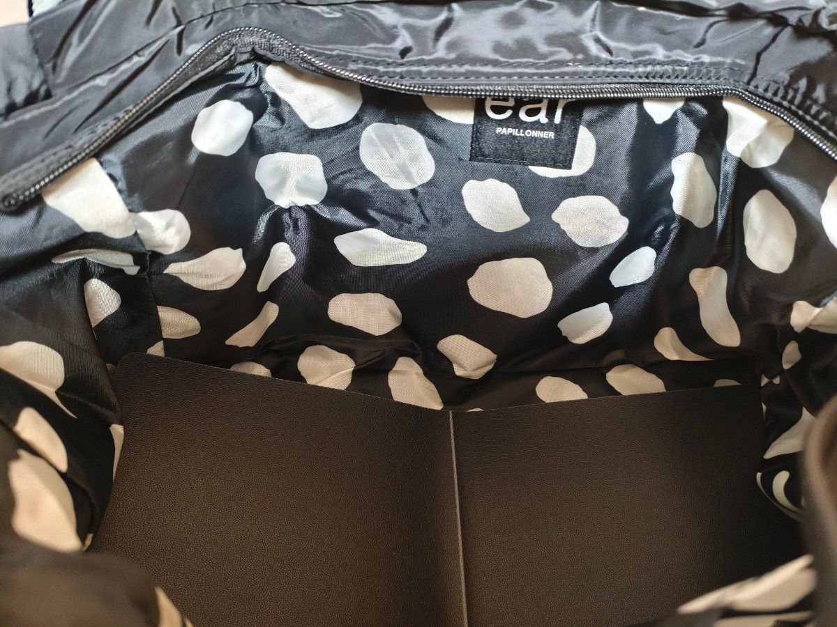 新品 ear PAPILLONNER ダルメシアン柄 ショルダーバッグ 2wayバッグ