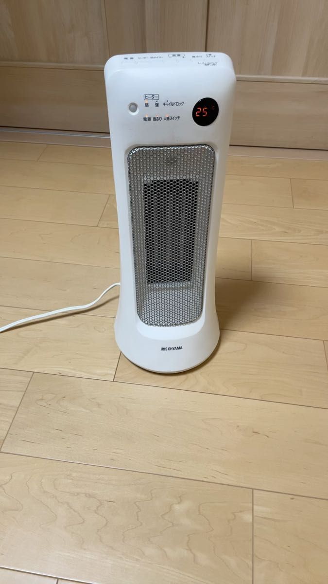 YAMAZEN 大風量セラミックヒーター CSF-CSM(W) ホワイト 2025年製