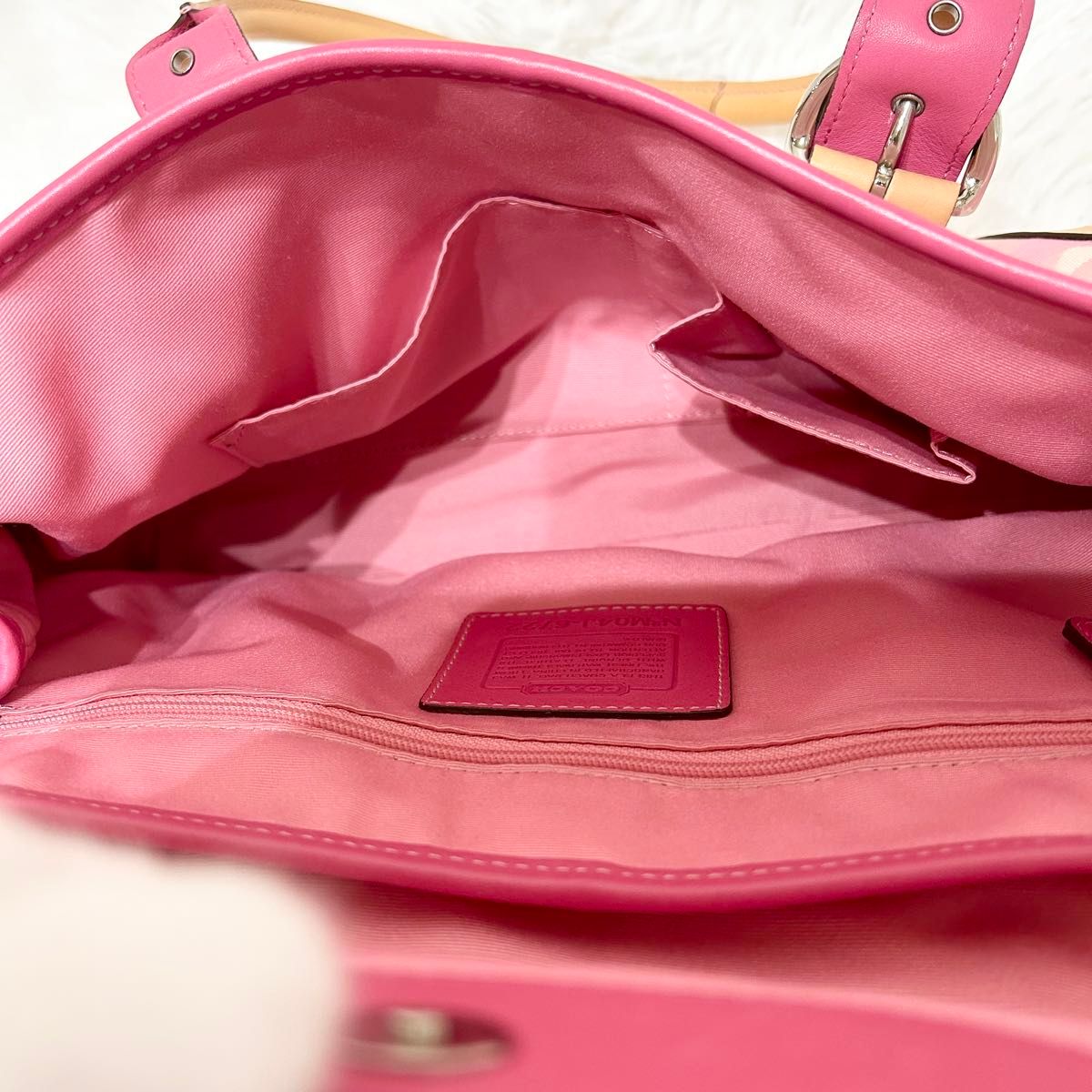 極美品】COACH ショルダーバッグ ソーホー SOHO 肩掛け y2k ピンク