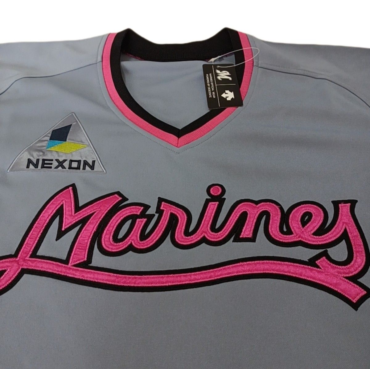 千葉ロッテマリーンズ 初代 復刻 ビジター ユニフォーム 刺繍 ロゴ