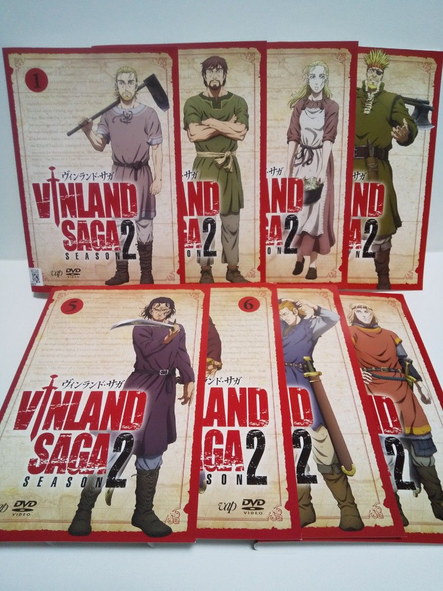 レンタル落ち】アニメDVD ヴィンランドサガ 1期2期 全巻セット【キズ