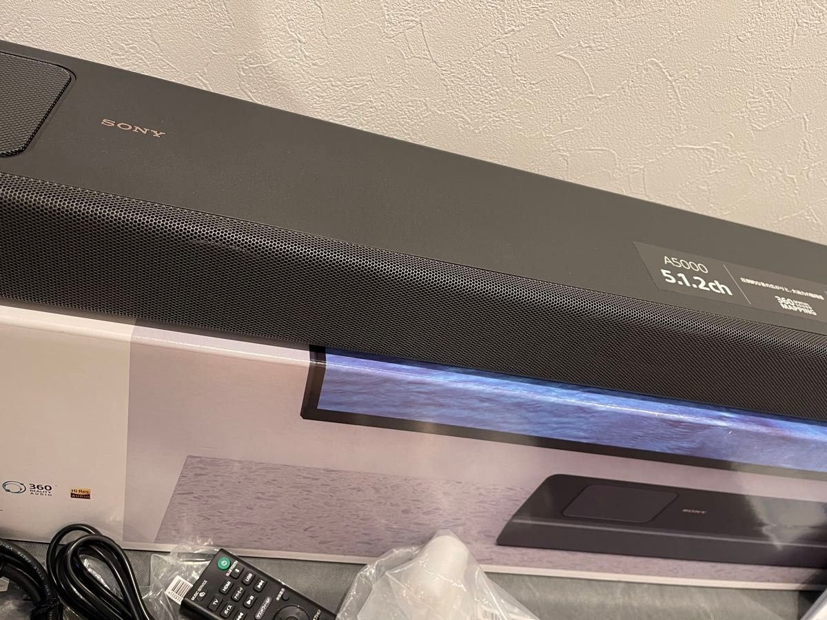 美品 HT-A5000 SONY サウンドバー 2023年製 付属品ありPS5 美品