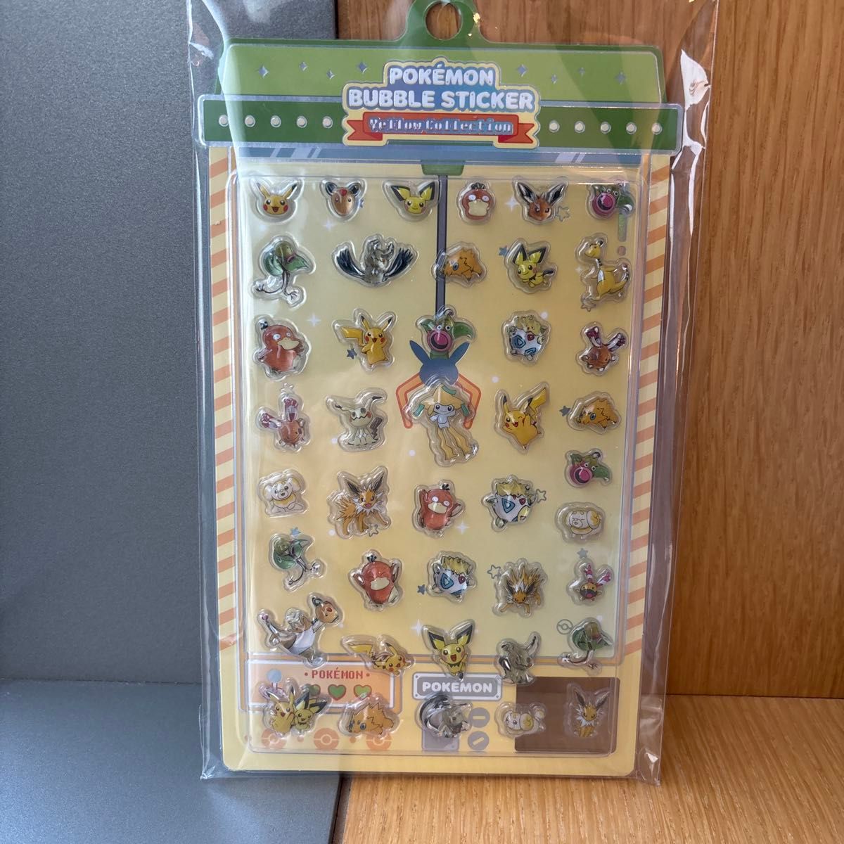 ポケモン バブルステッカー 韓国 シール ピカチュウ ボンボンドロップ