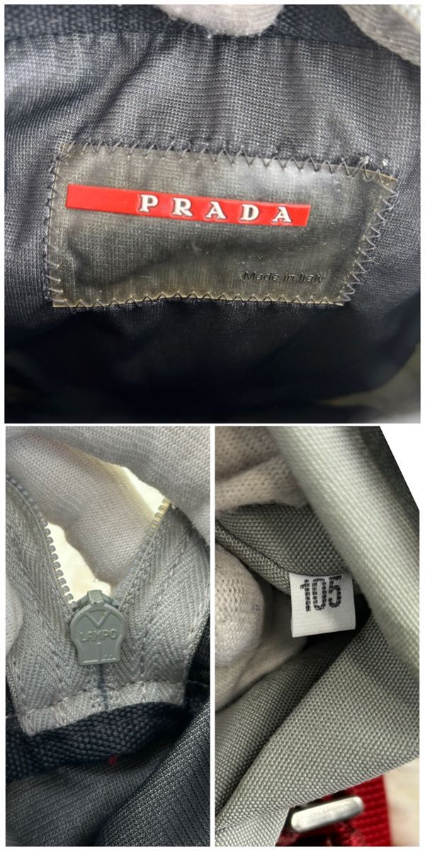 PRADA SPORT プラダスポーツ メッシュ ショルダーバッグ ロゴ 肩掛け