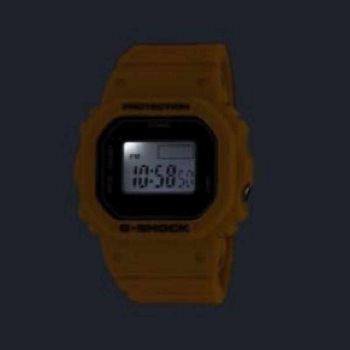 CASIO G-SHOCK DWN-5600-9JR イエロー nano リングウォッチ 新品未使用