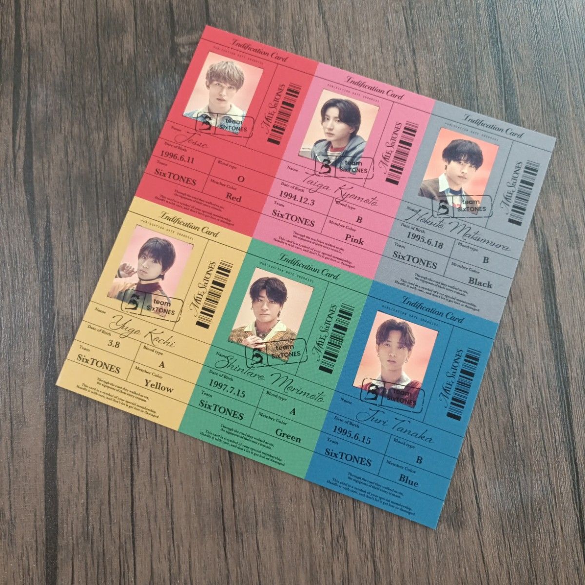 IDカード 特典 MILESixTONES アルバム グッズ SixTONES｜Yahoo!フリマ