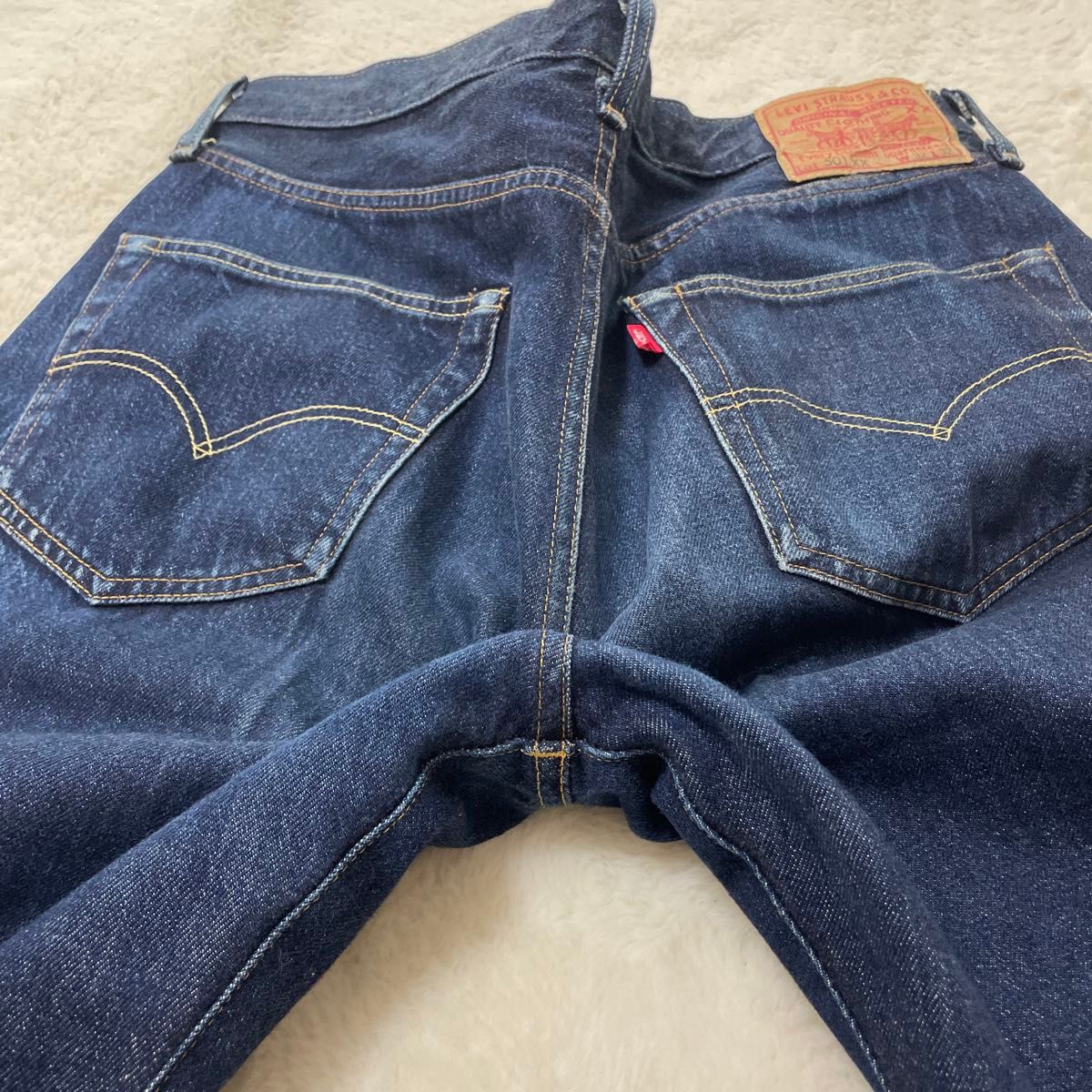 リーバイス501XX 1955年復刻BIGE 赤耳濃紺セルビッチ デニム 日本製w32