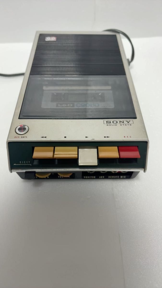 ジャンク カセットテープレコーダー SONY TCM-17 ソニー モノラル