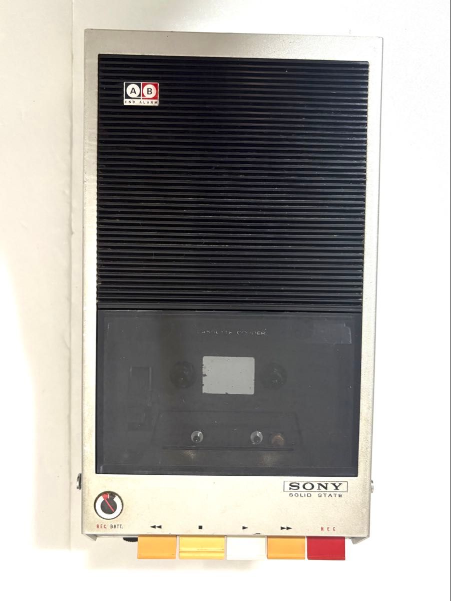 SONY TC-100 カセットテープレコーダー 当時物 昭和レトロ ソニー 説明