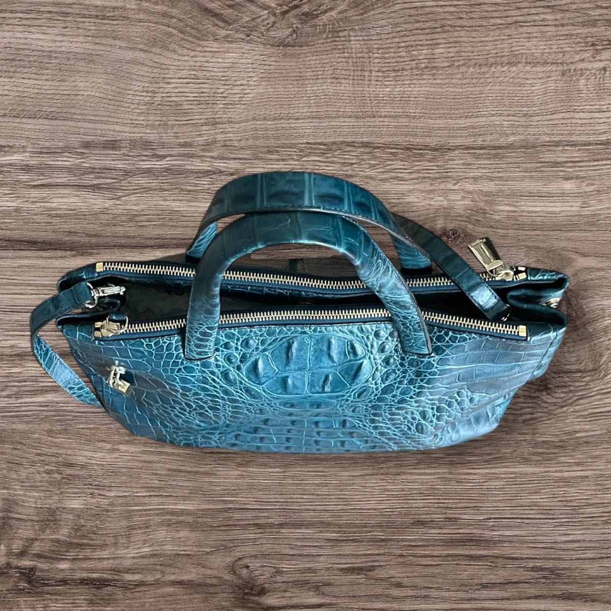 FURLA フルラ クロコ型押し トートバッグ ショルダーバッグ