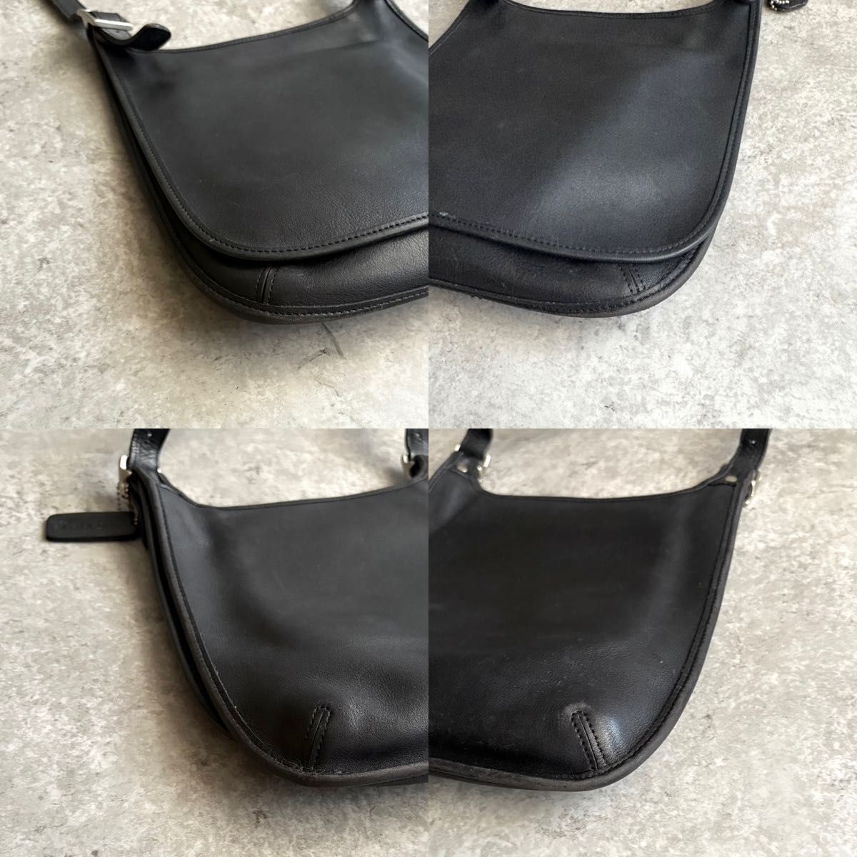 極美品】COACH オールドコーチ フラップ ショルダーバッグ USA製