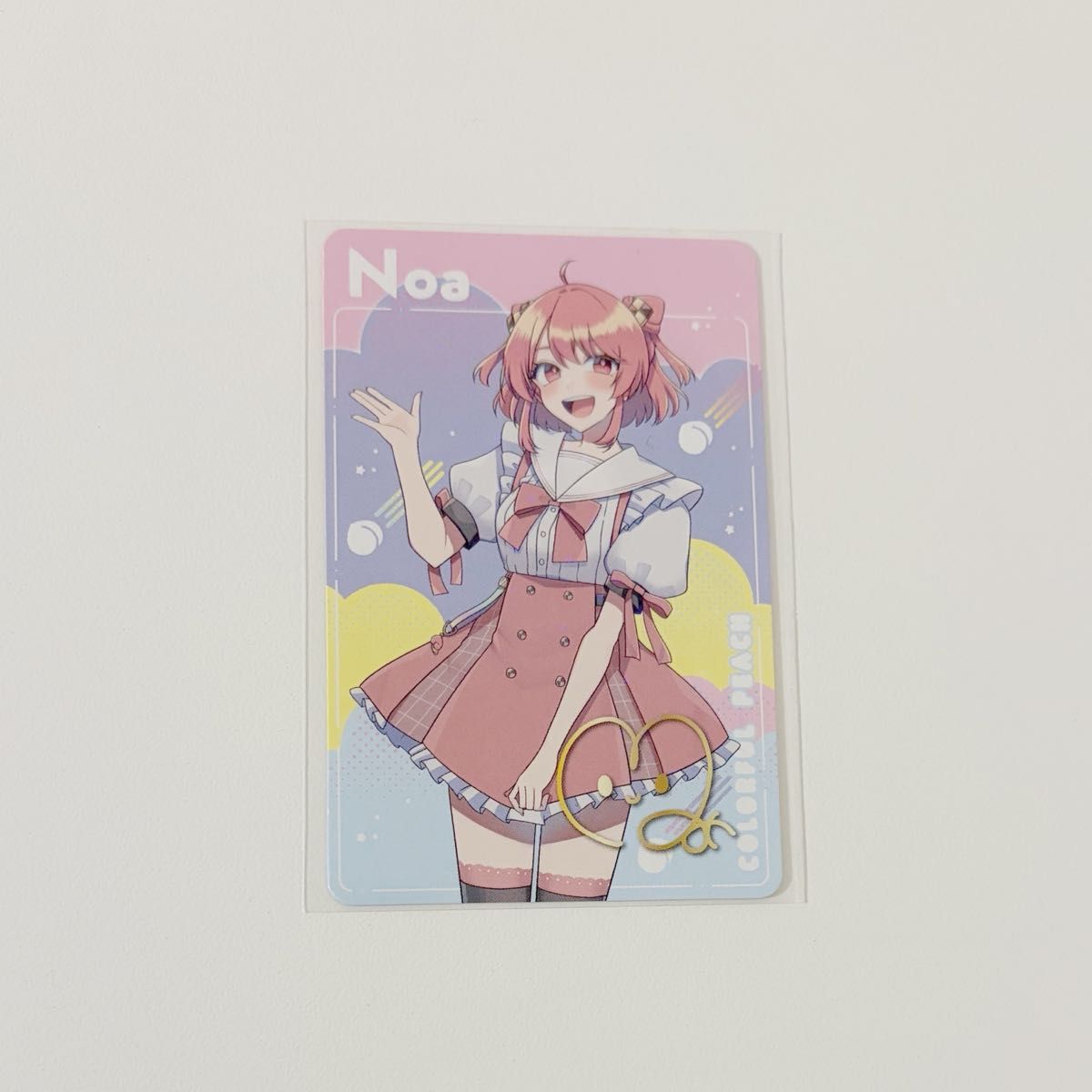 からぴち のあ CD特典トレカ サイン トレカ カラフルピーチ アルバム