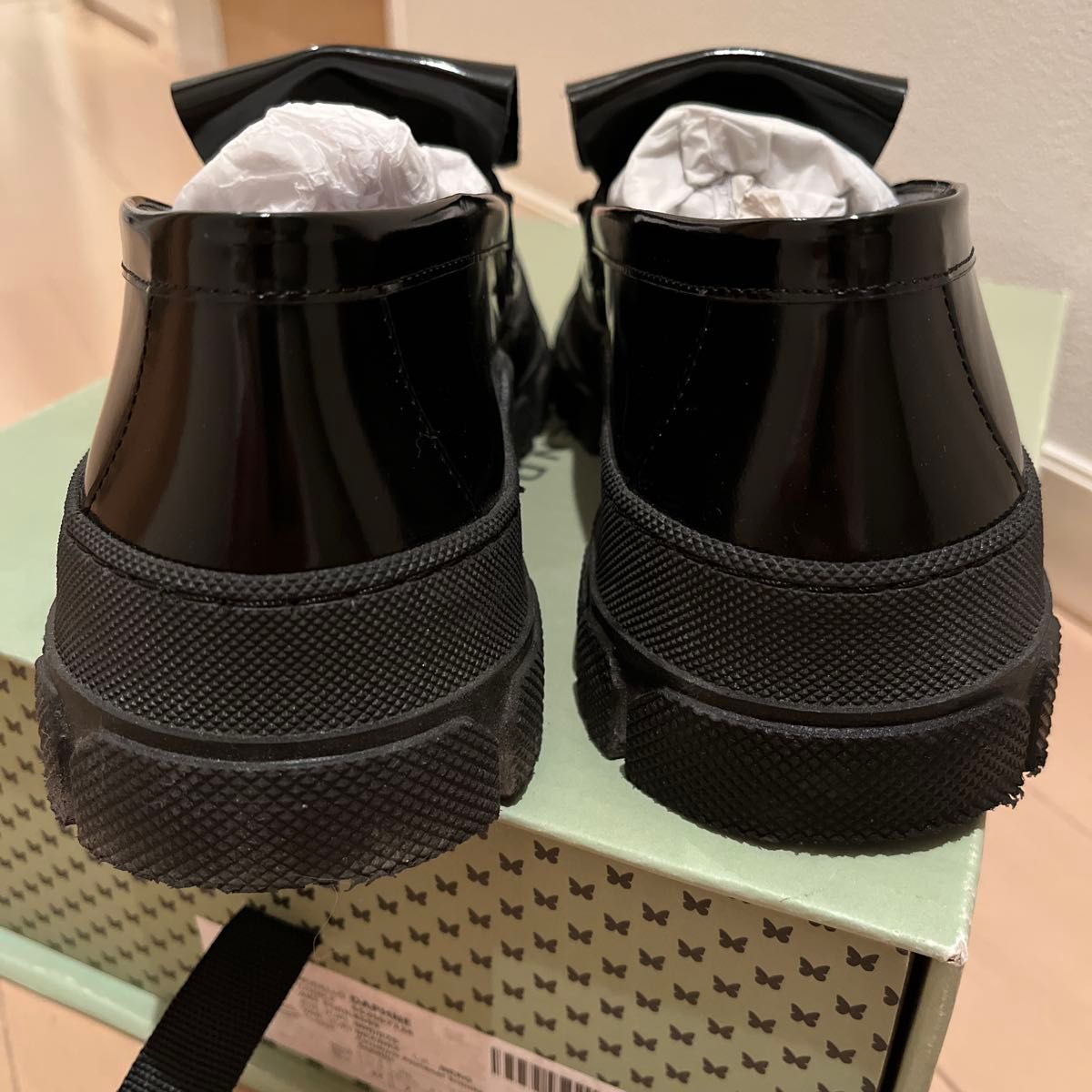 マックスマーラ ウィークエンド 黒 厚底タッセルローファー 37｜Yahoo