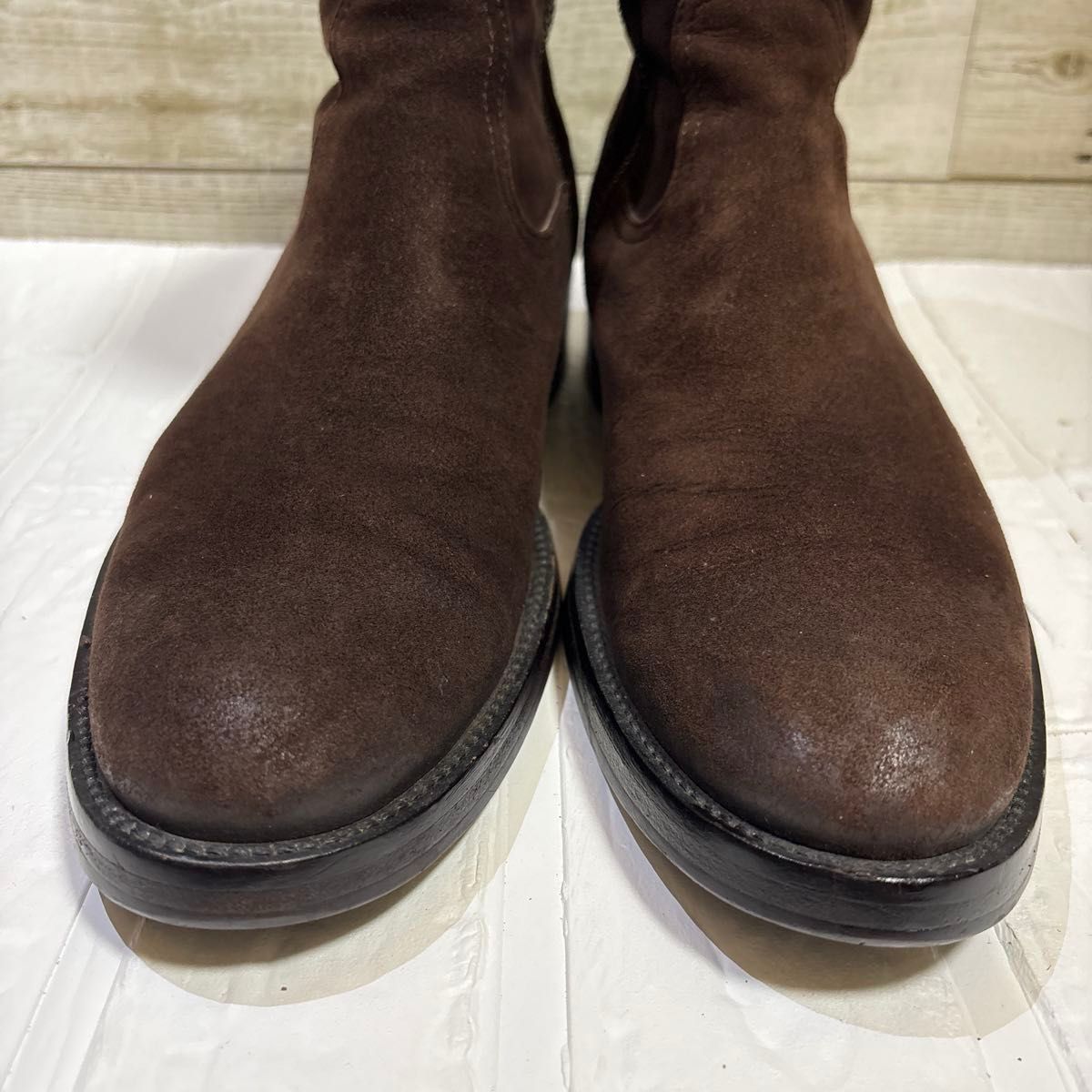 BUTTERO ブッテロ サイズ41（27 0cm相当）スエード サイドジップ