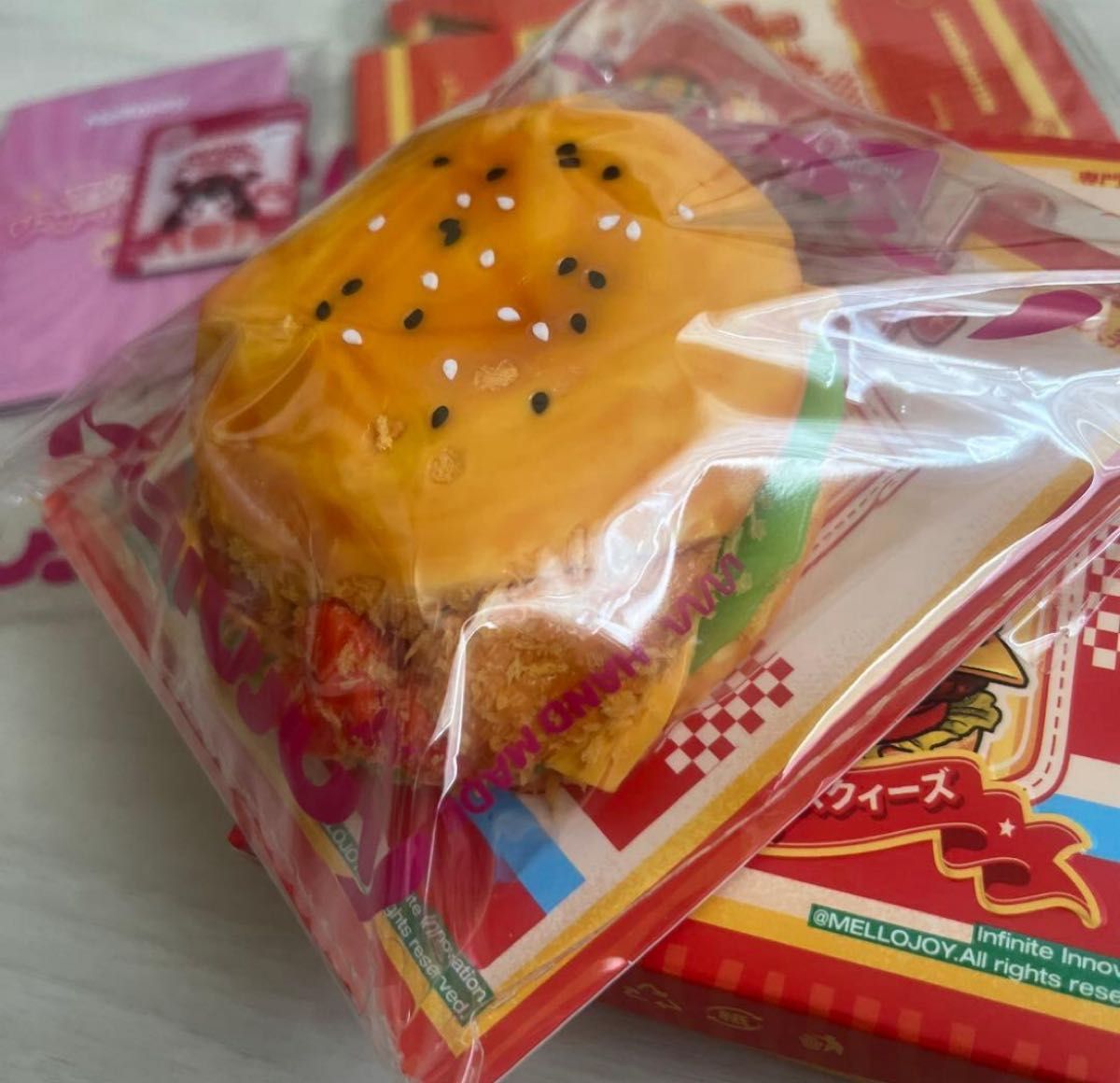 mellojoy ハンバーガー エビ フライドシュリンプ シュリンプ