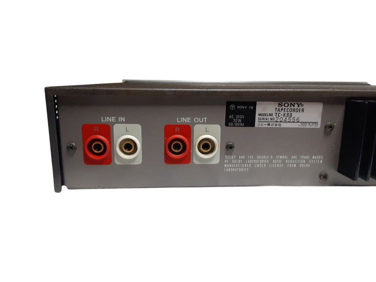 SONY ソニー TC-K88 ステレオカセットデッキ テープレコーダー