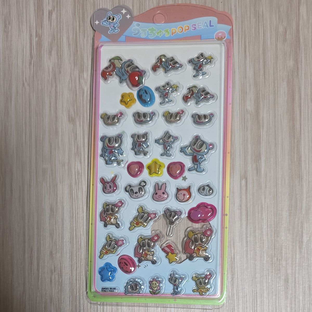 エンジェルブルー うるちゅるPOPシール ボンボンドロップシール 硬い
