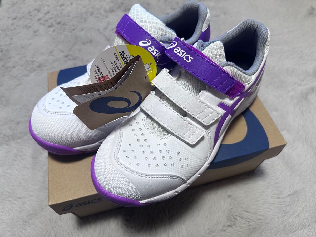 みつみつ様専用 asics WINJOB CP112 LC ホワイト×パープル 28 0cm 安全