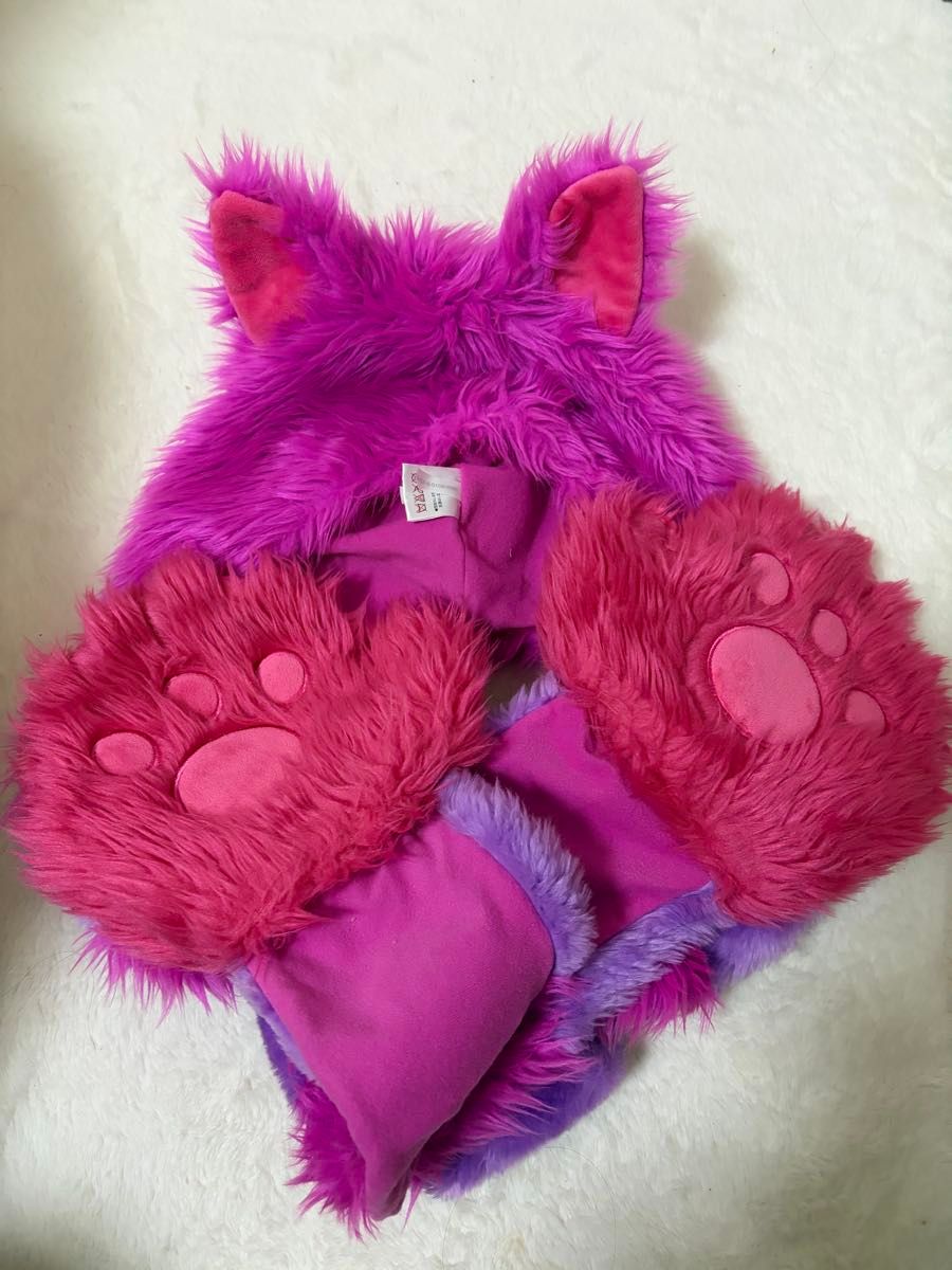 チシャ猫 ディズニー マフラーキャップ チシャ猫マフラーキャップ 平成