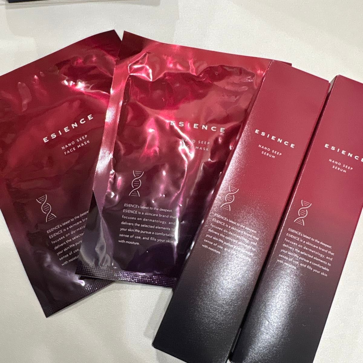 ESIENCE エシエンス ナノシープセラム 55g シートマスク付×2セット