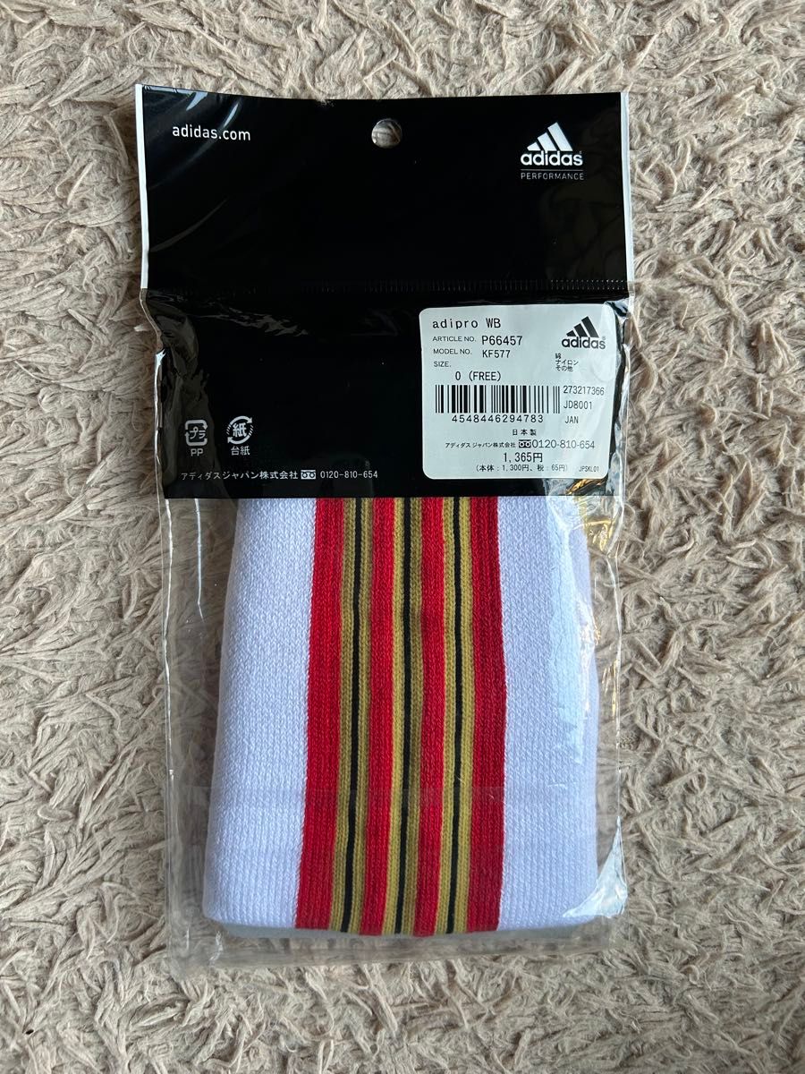 未使用品 adidas アディダス adipro リストバンド 坂本勇人選手使用