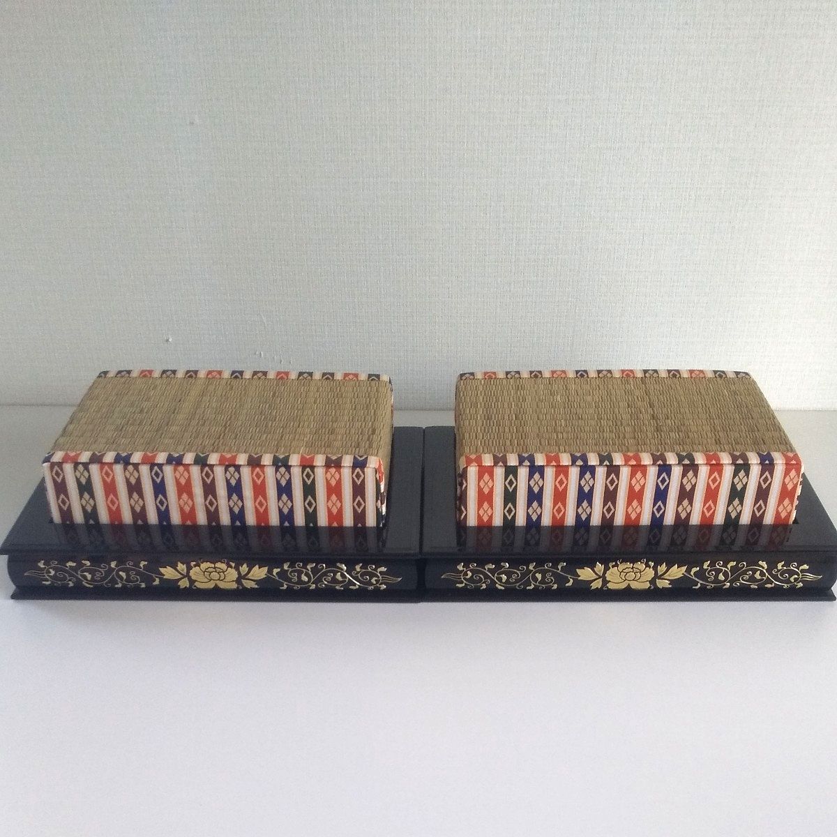 雛人形 親王飾り 台座 y63 セット 畳 拾番親王台 台座幅31㎝ 箔押盛上