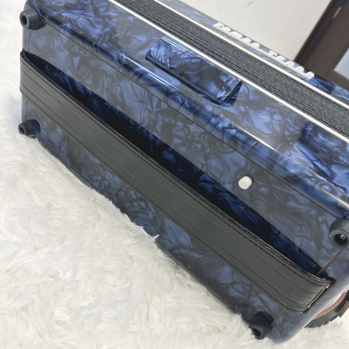 美品】TOMBO トンボ アコーディオン No 302 ブルー 希少 STEEL REEDS