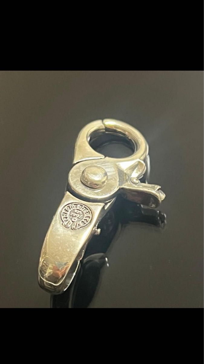 シルバー 925 クロス ファンシー キーチェーン キーリング ノー