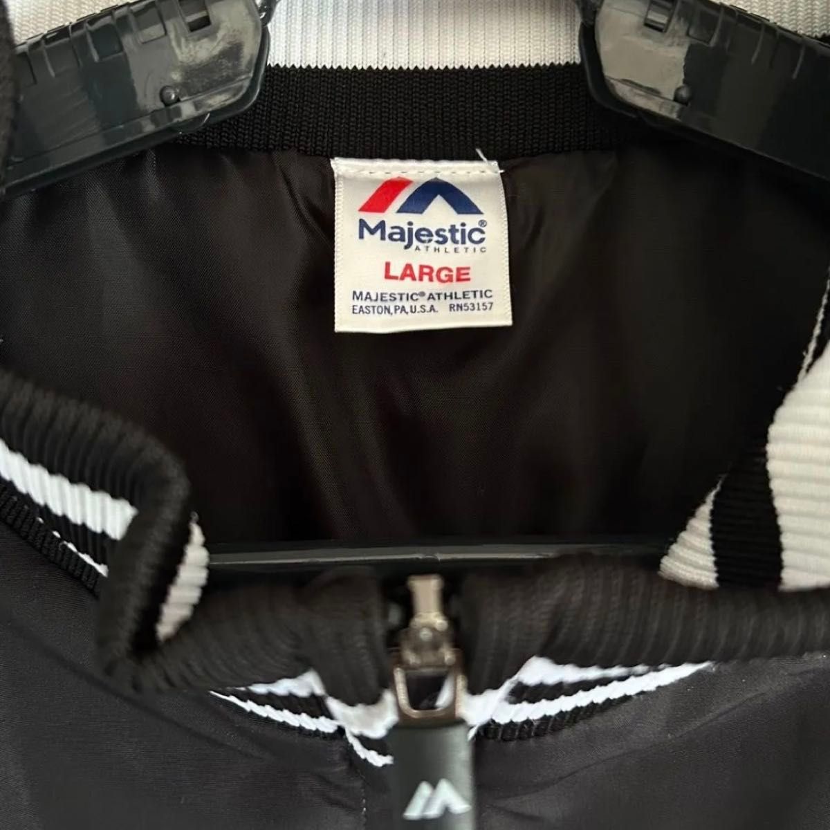 美品 野球 福岡ソフトバンクホークス グランドコート majestic Lサイズ