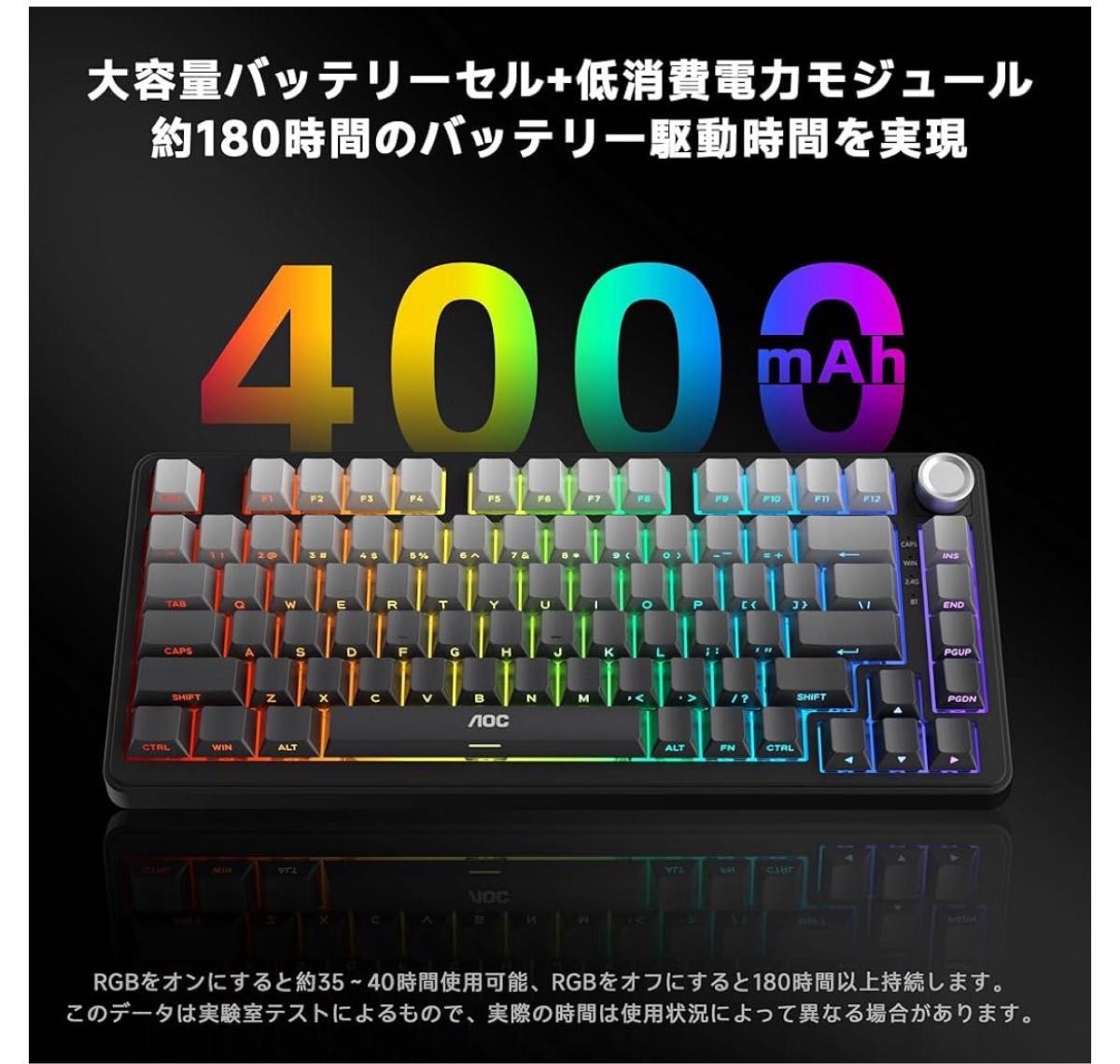 GK330 ゲーミングキーボード ワイヤレス3WAY接続 Mac/Win 40｜Yahoo