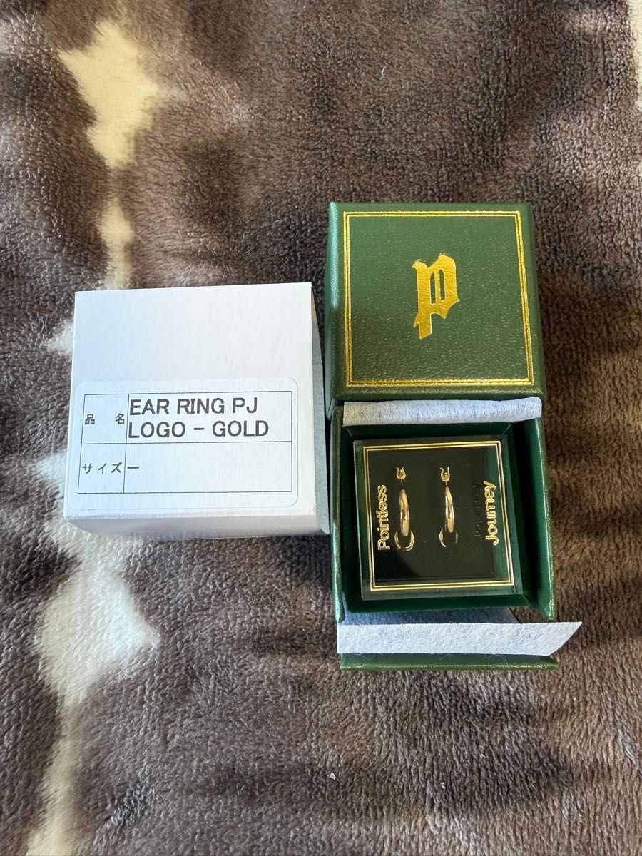 POINTLESS JOURNEY EAR RING PJ LOGO GOLD｜Yahoo!フリマ（旧PayPay