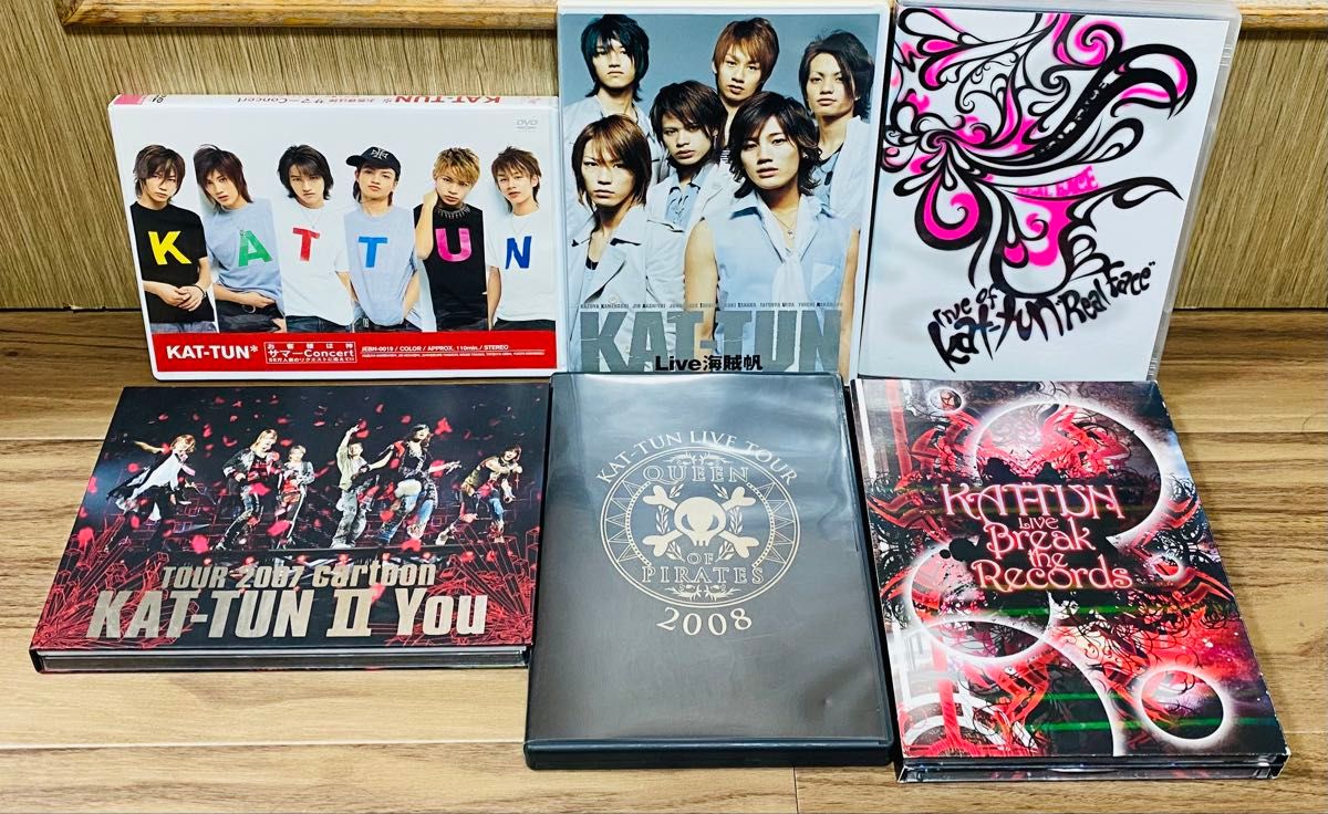 KAT-TUN 6人時代 ライブ DVD 全6枚 セット 初回盤｜Yahoo!フリマ（旧